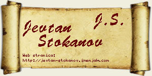 Jevtan Stokanov vizit kartica